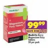 MediRite Magnesium fizzy tablets offer