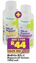 MediRite Milk of magnesia offer