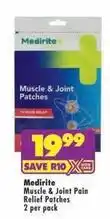 MediRite Muscle & joint patches offer