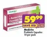 MediRite Probiotic capsules offer