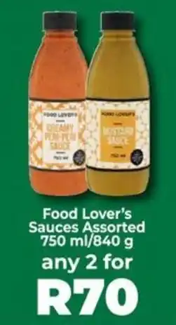 Food Lover's Market Food Lover's Sauces Assorted offer
