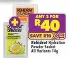 MediRite Rehidrat - hydration powder sachet offer