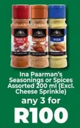 Food Lover's Market Ina Paarman's Seasonings or Spices Assorted offer