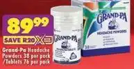 MediRite Grand-pa - headache powders / tablets offer