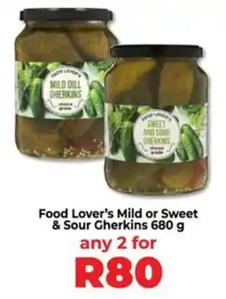 Food Lover's Market Food Lover's Mild or Sweet & Sour Gherkins offer