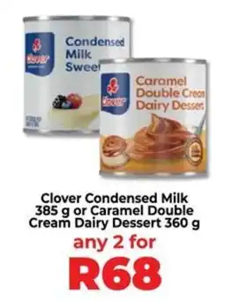 Food Lover's Market Clover Condensed Milk or Caramel Double Cream Dairy Dessert offer