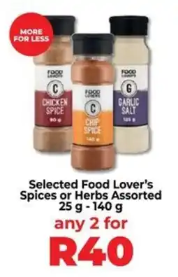 Food Lover's Market Food Lover's Spices or Herbs Assorted offer