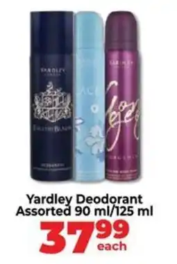 Food Lover's Market Yardley Deodorant Assorted offer