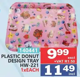 Arrow Cash And Carry Plastic Donut Design Tray offer