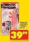 Shoprite Beauty set with doll & cellphone offer