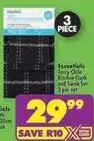 Shoprite Essentials - kitchen cloth and swob set offer