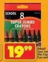 Shoprite Jumbo - super jumbo crayons 8 offer