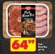 Shoprite Pork braai box offer