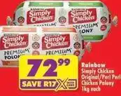 Shoprite Rainbow - chicken polony offer