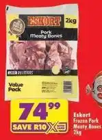 Shoprite Eskort - pork meaty bones offer
