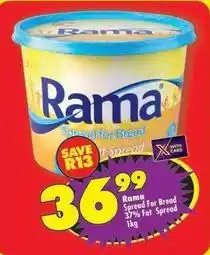 Shoprite Rama - spread for bread 37% fat spread offer