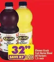 Shoprite Clover - fruit nectar blend offer
