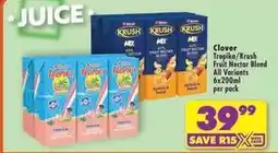 Shoprite Clover - fruit nectar blend offer