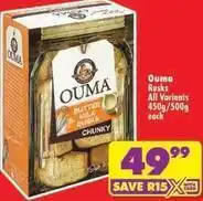 Shoprite Rusks offer