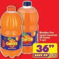 Shoprite Oros - squash concentrate offer