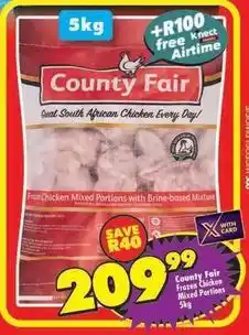 Shoprite County fair - frozen chicken mixed portions 5kg offer