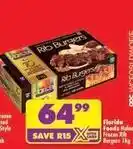 Shoprite Frozen - rib burgers offer