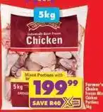 Shoprite Farmer's choice - frozen chicken offer