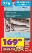 Shoprite Cape point - baby hake offer