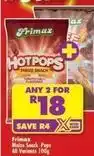 Shoprite Frimax - hot pops maize snack offer