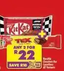 Shoprite Nestlé - kit kat chocolate bar offer