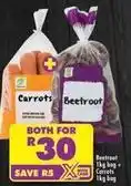 Shoprite Beetroot + carrots offer