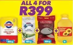 Shoprite Snowflake - cake wheat flour, white bread flour, allsome cake flour, sunflower seed oil offer