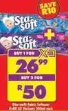 Shoprite Sta-soft - fabric softener refill offer