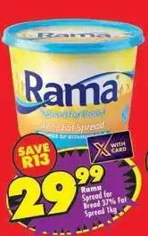 Shoprite Rama - spread for bread 37% fat spread 1kg offer