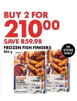 Woolworths FROZEN FISH FINGERS offer