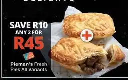 Checkers Pieman's Fresh Pies All Variants offer