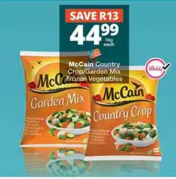 Checkers McCain Country Crop/Garden Mix offer