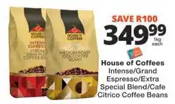 Checkers House of Coffees offer
