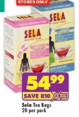 Shoprite Sela Tea Bags offer