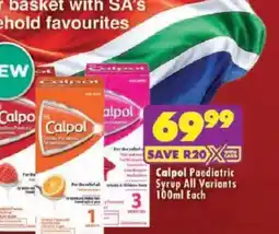 Shoprite Calpol Paediatric Syrup offer
