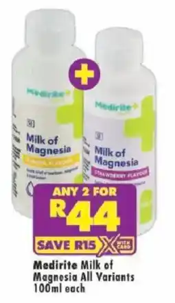Shoprite Medirite Milk of Magnesia offer