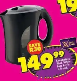 Shoprite Essentials Auto Kettle offer