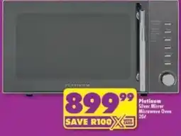 Shoprite Platinum Silver Mirror Microwave Oven offer