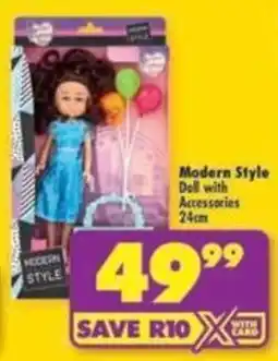 Shoprite Modern Style Doll with Accessories offer