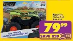 Shoprite Monsters Friction Truck offer