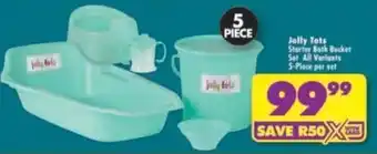 Jolly Tots Starter Bath Bucket Set