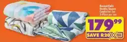 Shoprite Essentials Double/Queen Comforter Set offer