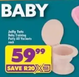 Shoprite Jolly Tots Baby Training Potty offer