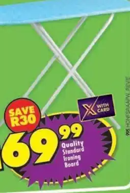 Shoprite Quality Standard Ironing Board offer