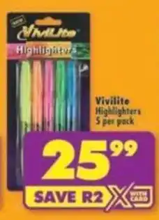 Shoprite Vivilite Highlighters offer